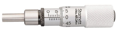 Starrett 463MP 0 - 13 mm Plain Micrometer head ( 0.375" dia. )