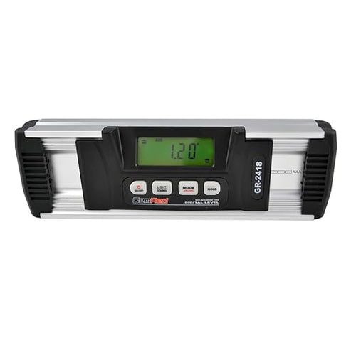 GemRed 82418 IP67 Digital Level Inclinometer with Backlight and Magnetic Base Waterproof and Dustproof 2175-360