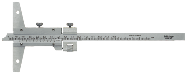 Mitutoyo Vernier Depth Gauge 527-105 0-1000mm, 0,02mm, Fine adjustment