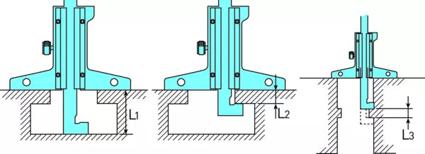 Mitutoyo Vernier Depth Gauge Hook Type 0-300mm, 0,05mm 527-403