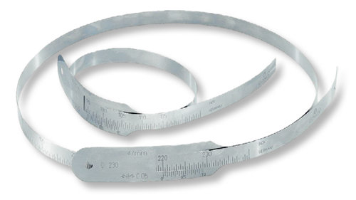 Schwenk 62000064 C-TAPE Stainless Steel, Range 100 - 230mm, width 12mm, Tape thickness 0.2 mm with vernier 0,05 mm, Type C 230