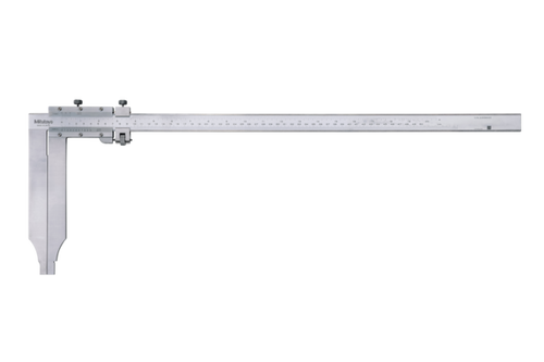 Mitutoyo Vernier Caliper Long Jaw, Fine Adjust. 0-500mm, 0,05mm, Metric/Inch 534-102