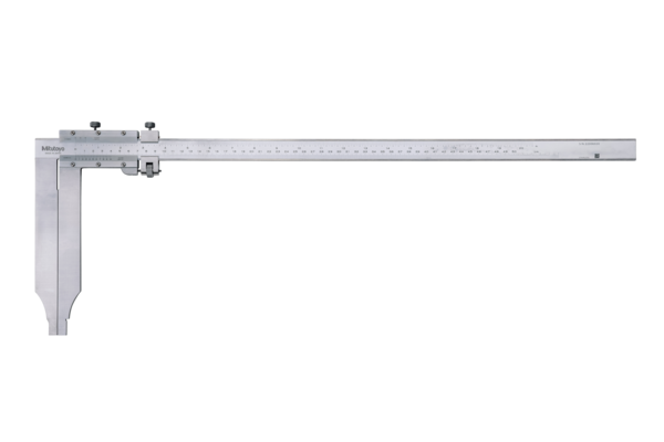 Mitutoyo Vernier Caliper Long Jaw, Fine Adjust. 0-500mm, 0,05mm, Metric/Inch 534-102