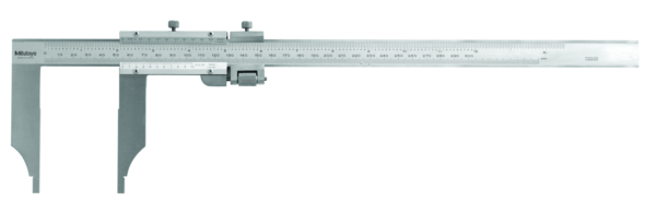 Mitutoyo Vernier Caliper Long Jaw, Fine Adjust. 0-300mm/0-12", 0,02mm/.001", Metric/Inch 534-105