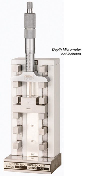 Aditya Inch Depth Micrometer Checker 0-6'' Accuracy .0001" C1105020006