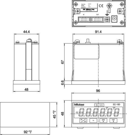 Display Unit EC-Counter 542-007D