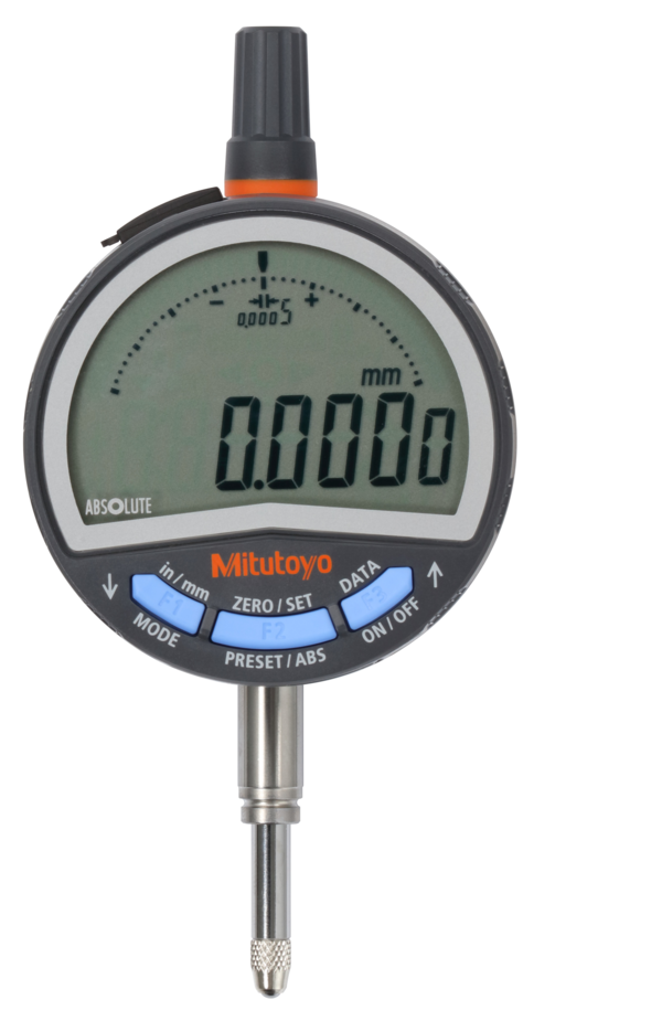 Mitutoyo 543-706B (0.01mm/0.001mm) ABSOLUTE Low Force Digital Indicator ID-CX Flat Back 0-12.7mm (0-0.5″)