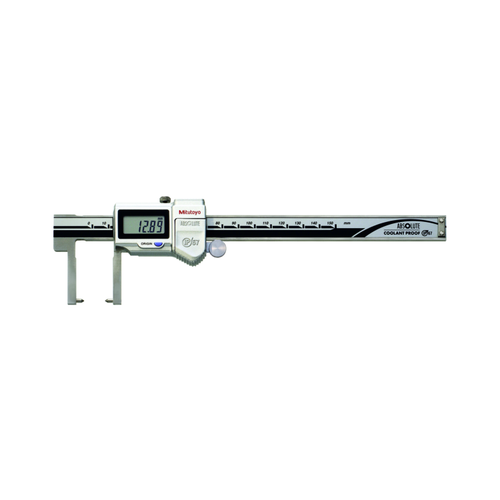 Mitutoyo Digital ABS Neck Point Jaw Caliper 0-150mm, IP67, Thumb Roller 573-652-20