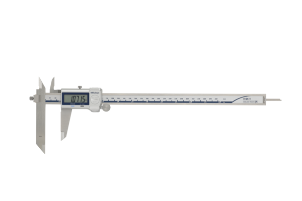 Mitutoyo Digital ABS Offset Caliper, IP67 Inch/Metric, 0-300mm/0-12", Thumb Roller 573-704-20