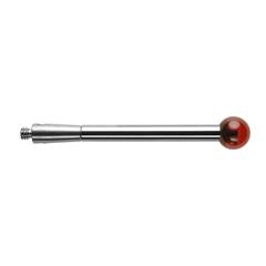 M2 Ø5 mm ruby ball, tungsten carbide stem, L 30 mm, EWL 30 mm Product code: A-5003-0047