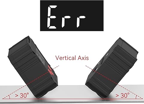 GemRed Digital Angle Gauge DAG-V1 (DAG-V1 Hold Function)  accuracy of ± 0.2° and a resolution of 0.1°