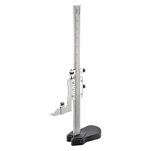 255 Series Vernier Height Gage without Case, 0-18" Range, 0.001" Graduation, 4-7/16" x 2-9/32" Base Dimension