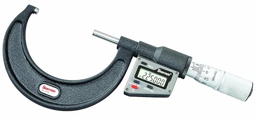 Mitutoyo Digital Micrometer Starrett 3732MEXFL-75 Micrometer; 50-75mm Range-Friction Thimble