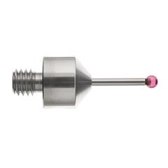M5 Ø2.5 mm ruby ball, tungsten carbide stem, L 20 mm, EWL 11 mm Product code: A-5003-5207