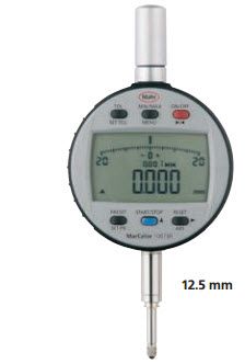 Mahr 4337162 Digital Indicator MarCator 1087 BR for 2 point inside measurement, Range 12.5mm/.5'' Resolution 0.001 mm / .00005“ Accuracy 0.005mm Repeatability 0.002mm Force 0.65 - 0.90N Stem 8mm