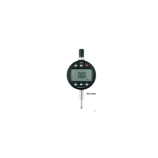 Mahr 4337120 Digital Indicators MarCator 1086 R, Range 12.5mm/.5'' Resolution 0.001 mm / .00005“ Accuracy 0.005mm Repeatability 0.002mm Force 0.65 - 0.90N Stem 8mm