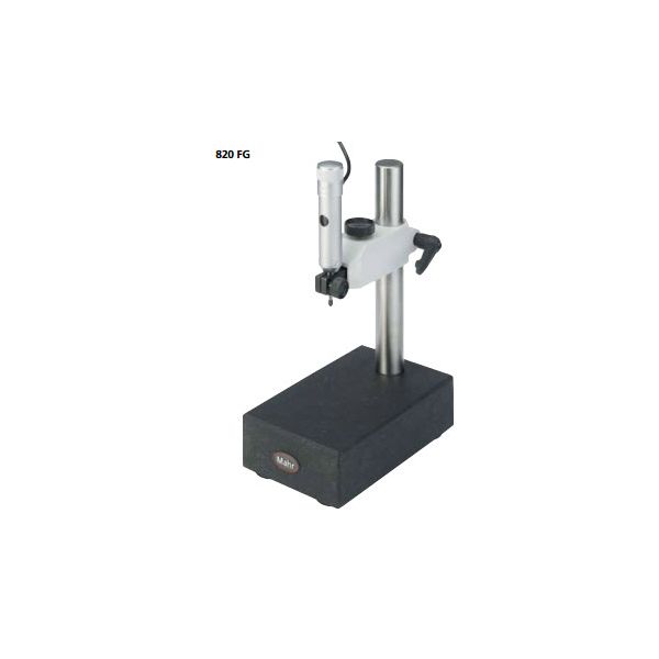 Mahr Indicator Granite Grade 0 Stand 820 FG Code 4431100 Working range 130mm/0-5.1'' working range, Mount Diameter 8mm With Fine Adjustment 0.2mm