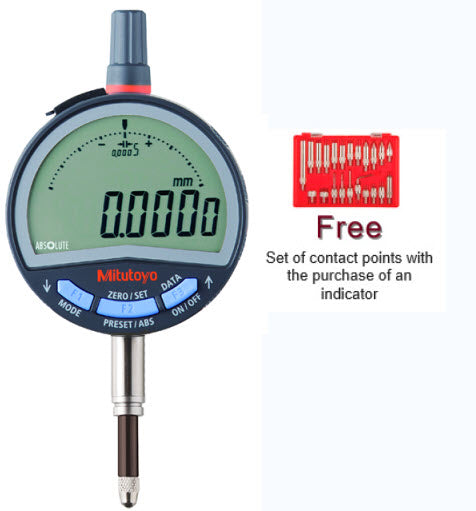 Mitutoyo 543-705B (0.0005mm) Flat Back Low Force Digital Indicator ID-C 0-12.7mm
