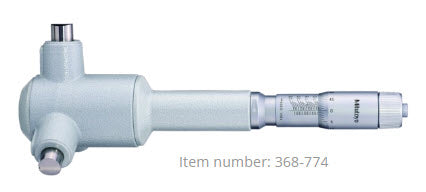 Mitutoyo 3-Point Internal Micrometer Holtest Set 100-200mm (4 pcs.) 368-994