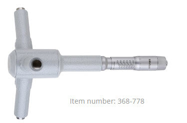 Mitutoyo 3-Point Internal Micrometer Holtest 200-225mm 368-778