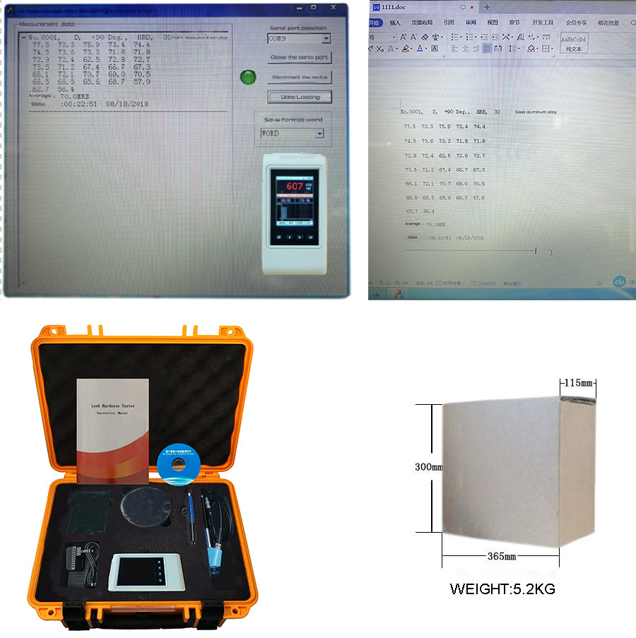 AHT1000 Portable Hardness Tester Advanced Leeb hardness model