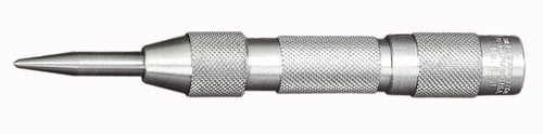 Starrett 818 Automatic Center Punch Length (in):5"  Length (mm):125mm  Punch Diameter (in):5/8"  Punch Diameter (mm):16mm  Material:Aluminum