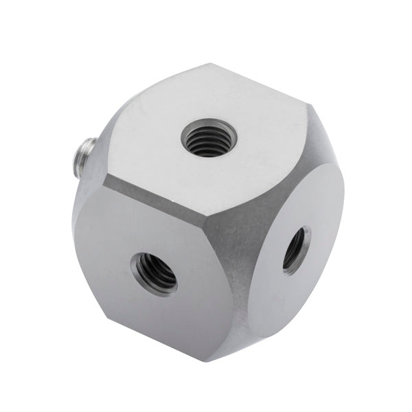 M5 titanium cube, L 20 mm, W 20 mm A-5555-0190