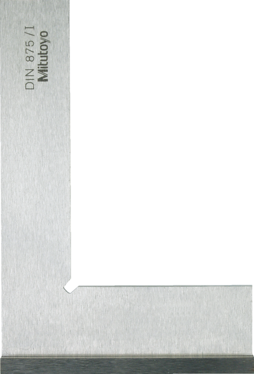 Try Square with Shoulders, DIN 875 250x165mm, Grade 1, Steel 916-325