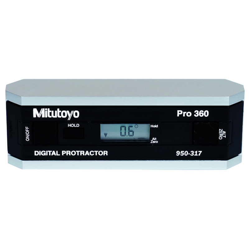 Mitutoyo 950-317 Digital Precision Level 360° Protractor Model Pro 360