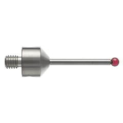 M5 Ø2 mm ruby ball, tungsten carbide stem, L 30 mm, EWL 21 mm Product code: A-5003-5216