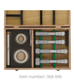 Mitutoyo 3-Point Internal Micrometer Holtest Set 0,8-2" (4 pcs.) 368-996