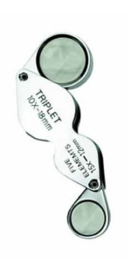 Hastings Triplet Type Magnifier Double 10 & 15 By Linear Code: 59-600-222