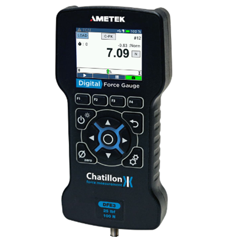 Ametek Chatillon DFE3-50 Digital Force Gauge - 50 x 0.001 lbf, N 250 x .01N, Kgs 25 x.001Kg, 800 x 0.01ozf, 25000 x 1gf