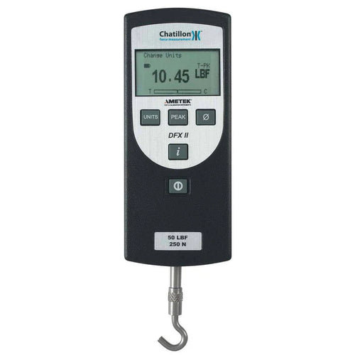 Chatillon DFX2 Series Force Gauges, 10IB X 0.01 DIGITAL FORCE GAUGE