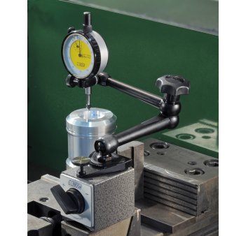 NOGA DG10533 Articulating Magnetic Indicator Holder, Holds: 3/8" & dovetail, Bottom Adjustment