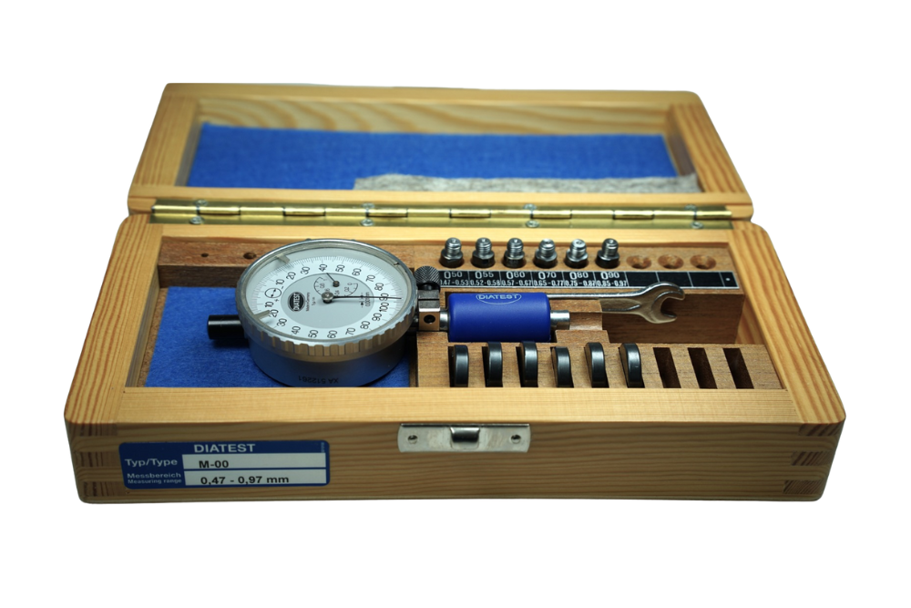 Diatest M2 Split ball probe set 3.70 - 10.30mm with 13 probes and 13 Ring gauges