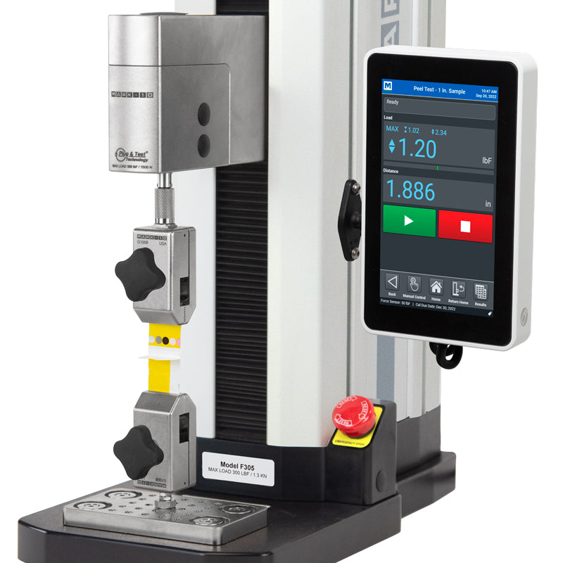 Series F + EasyMESUR® Tension / Compression Force Tester 500 lbF / 2.2 kN F505H-EMU