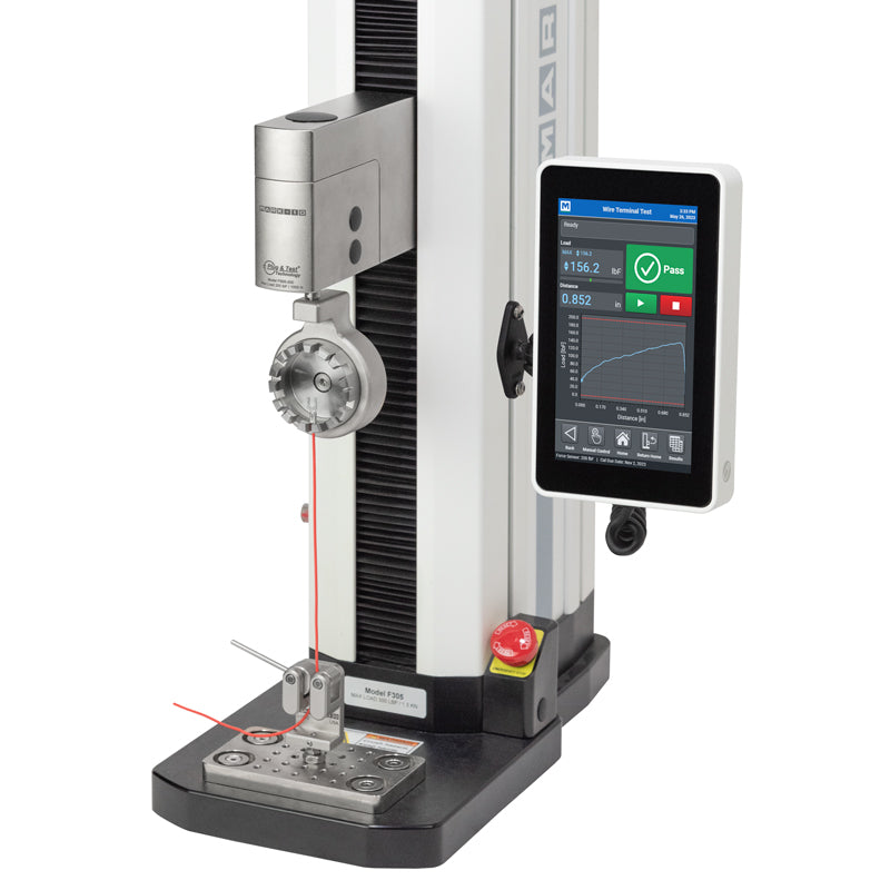 Series F + EasyMESUR® Tension / Compression Force Tester 500 lbF / 2.2 kN F505H-EMU