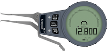 Kroeplin Internal Digital  groove Caliper Gauge G002 range 2.5-12.5mm/.1-.5"( Mitutoyo Equivalent 209-927)