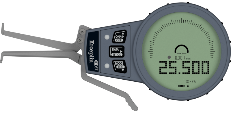 Mitutoyo External Digital  groove Caliper Gauge G010 range 10-25mm/.4-1" ( Mitutoyo Equivalent 209-929)