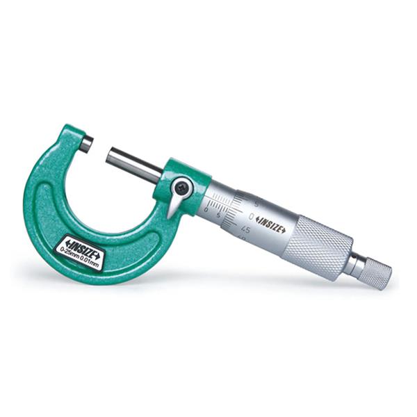 Insize Mechanical micrometers without heat shield 0-25mm x.01mm 3203-25