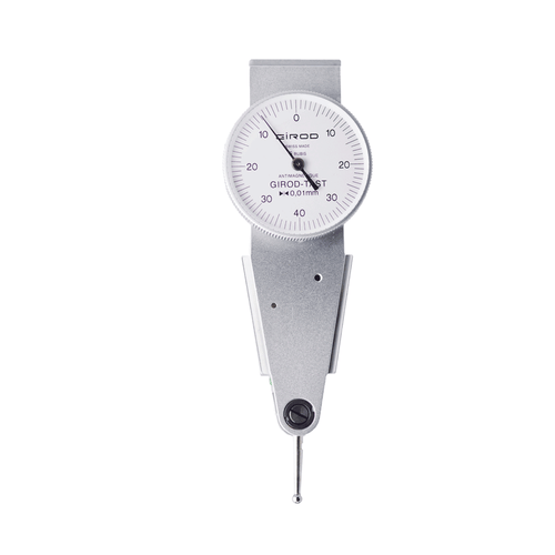 Girod GT 1292 R Lever Dial Indicator Parallel Type, Graduation 0.01mm, Range 0.8mm, Stylus Length 12mm, Bezel Diameter 27.4m, Antimagnetic, Manufactured in Switzerland (Copy)