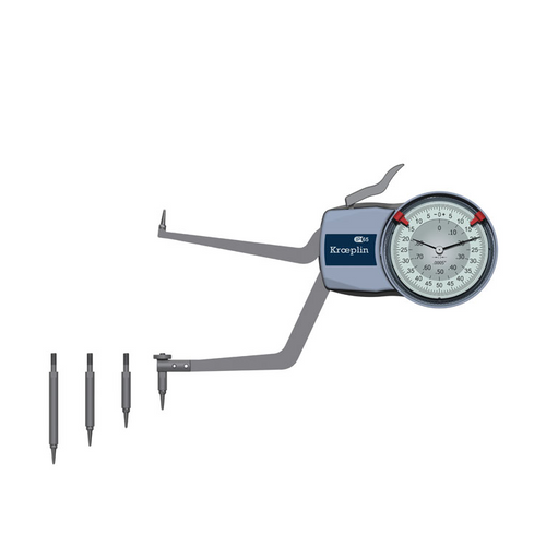 Kroplin Metric Internal Caliper Gauge 3.6-5.6", .0005", H7M90