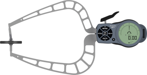 Kroeplin External Digital Caliper Gauge K450T, 0-50mm, 50mm Disc for measuring Foam( Mitutoyo Equivalent 209-956)