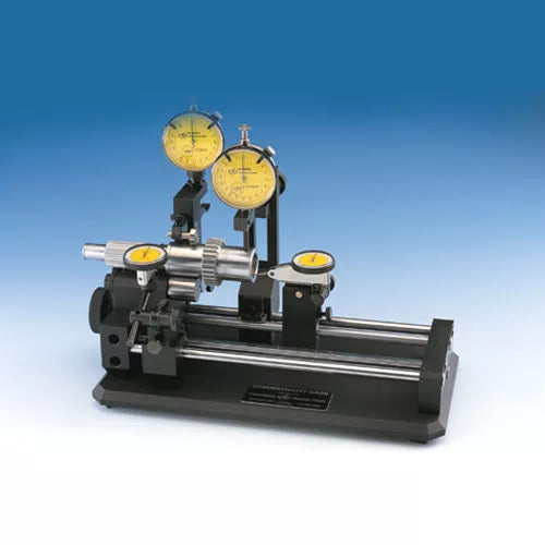 Concentricity Gage - KK2-40 Concentricity Gage -  Triple Indicator - w/ Standard, Side & Vertical Carriers  Part Diameters: 3/4” - 4” (20mm to 102mm) Part Lengths: up to 8” (203mm) Accuracy .004mm/.00016