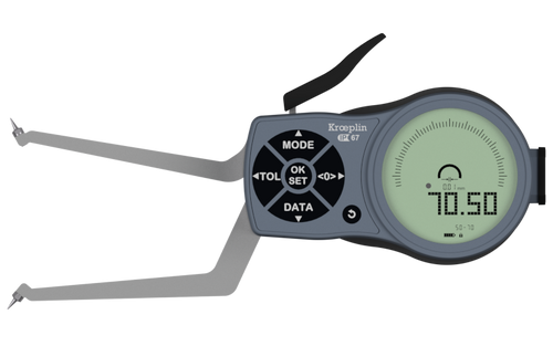 Mitutoyo L2G50 electronic internal measuring gauge  Measuring range Meb: 50-70mm Numerical interval Zw: 0,001 / 0,002 / 0,005 / 0,01 / 0,02 / 0,05mm Measuring depth L max.: 85 mm