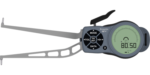 Kroeplin Internal Digital Caliper Gauge L350, 50-80mm/2-3.2" ( Mitutoyo Equivalent 209-947)