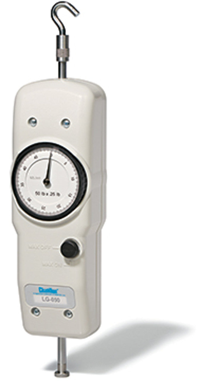 Chatillon LG-500N, Mechanical Force Gauge : 500 x 2.5N : #10-32M