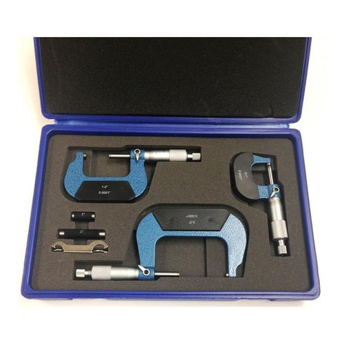 Phase11 Imperial Analogue Outside Micrometer Set 0-3" 102-101