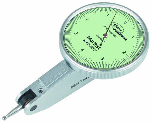 Mahr Test Indicators 4308985, Graduation: .00005", Model: 801SGE, Range: .008", Face diameter 1.5'', Force 0.15N